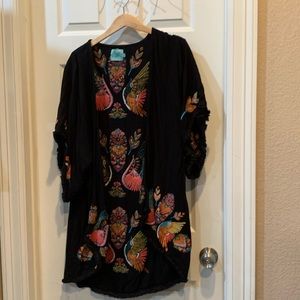 Judith March Embroidered Duster